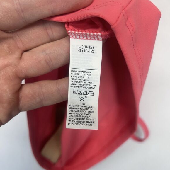 Old Navy NEW Powersoft Go-Dry Active Top Girls Large 10-12 Shelf Bra Orange NWT - Picture 5 of 7